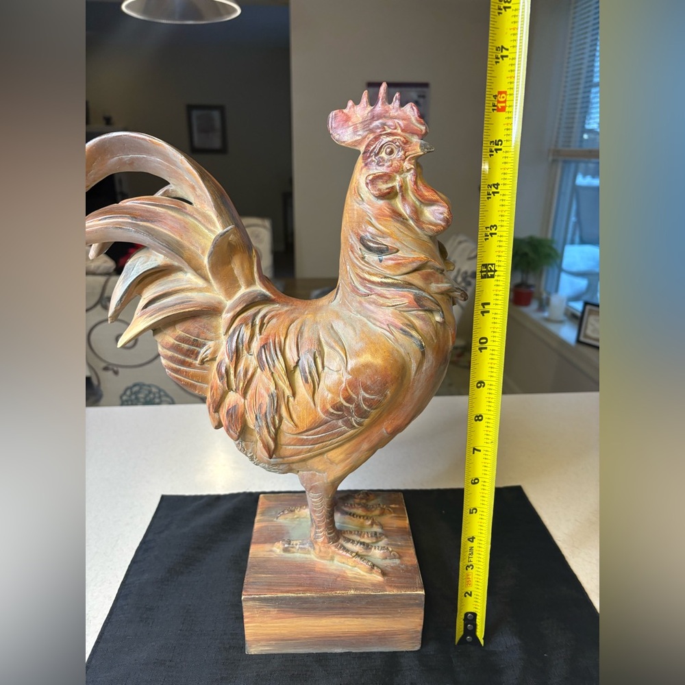 🔥🔥🔥Large Rustic Rooster Figurine - Picture 8 of 8